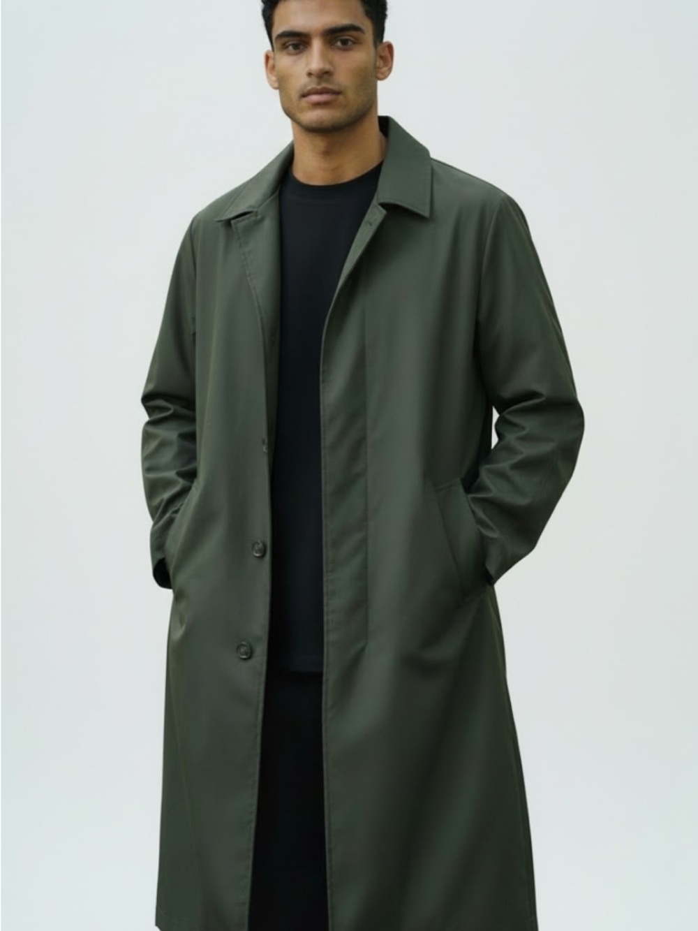 Vintage CROYDON Men's Mac Trench Coat - Made in Canada - Size 40R Montreal
